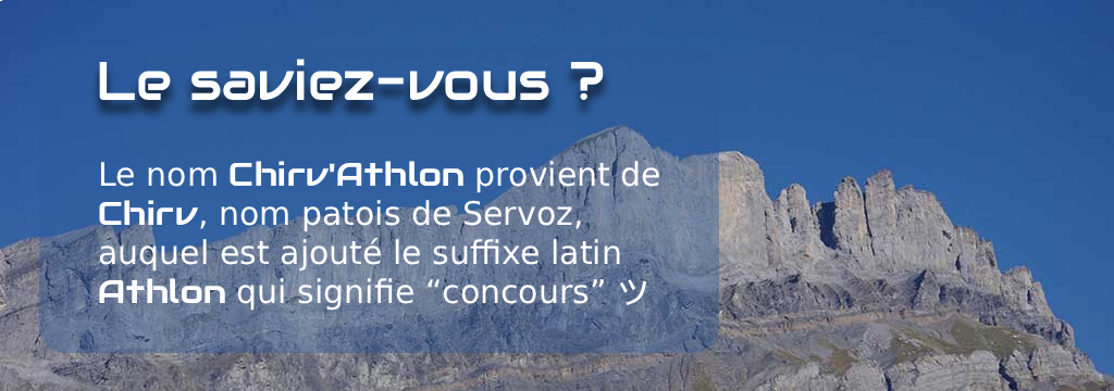 Le Chirv'Athlon à Servoz
